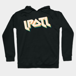 LPOTL - Metal Typographic Design Hoodie